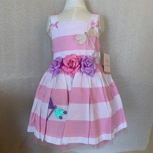 Tutu Couture Little Girl 2T Sateen Tulle Dress